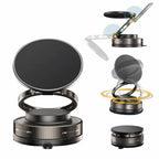 MountX™ — 360° Magnetic Vacuum Phone Mount
